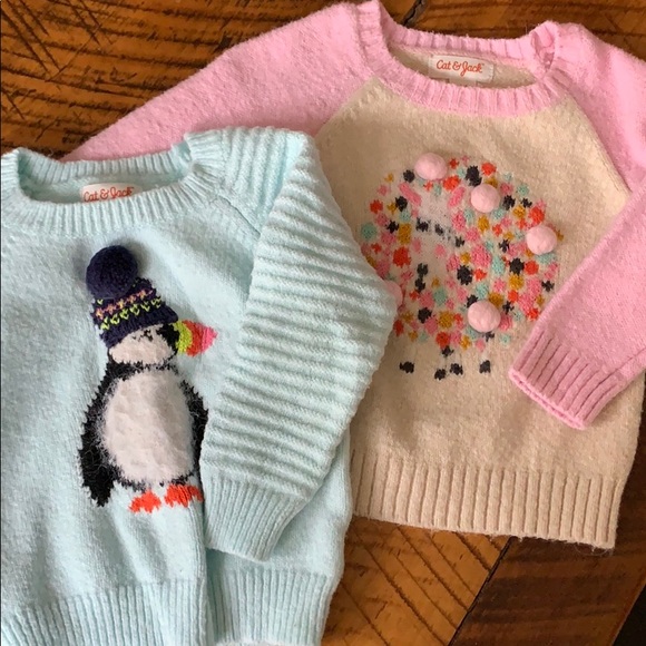 Cat & Jack Sweater Set 12-18 Months - Picture 1 of 7